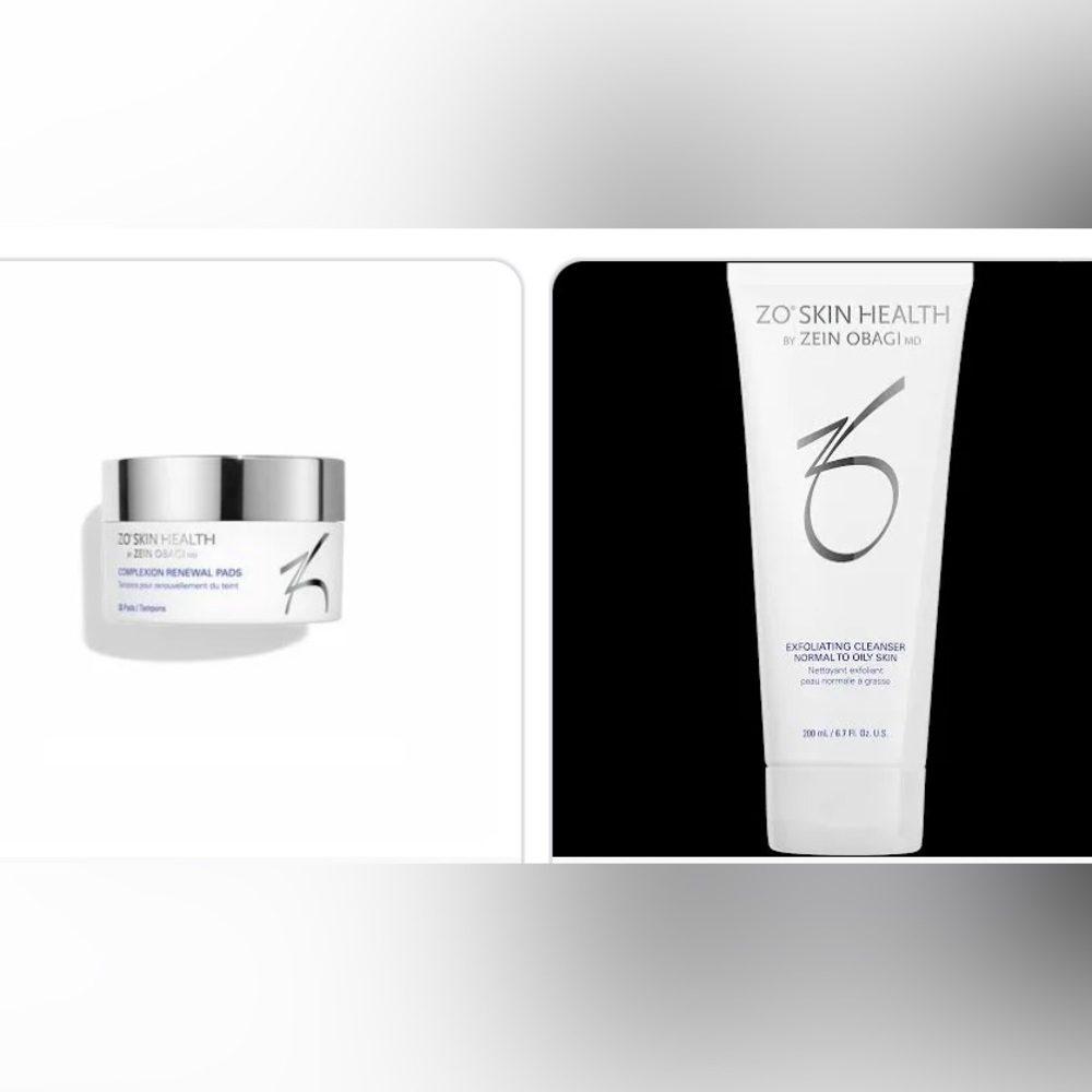 ZO Bundle - 30 complexion pads and Gentle Cleanser